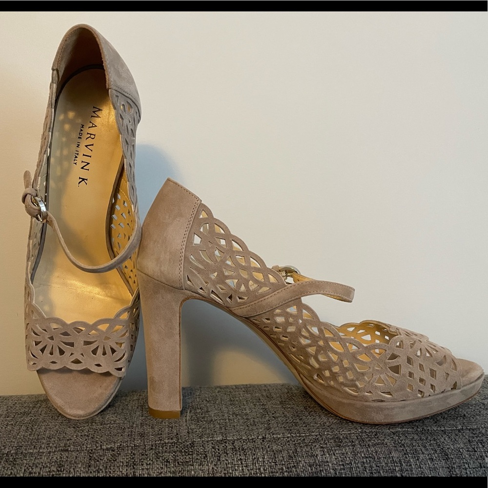 Marvin K Vero Cuoio Heels 7.5